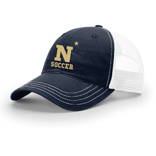 Navy Soccer Richardson Garment Washed Trucker (N-Star)
