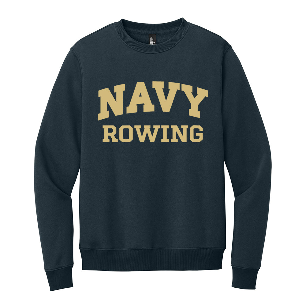 Navy Rowing District® Perfect Weight® Fleece Crew