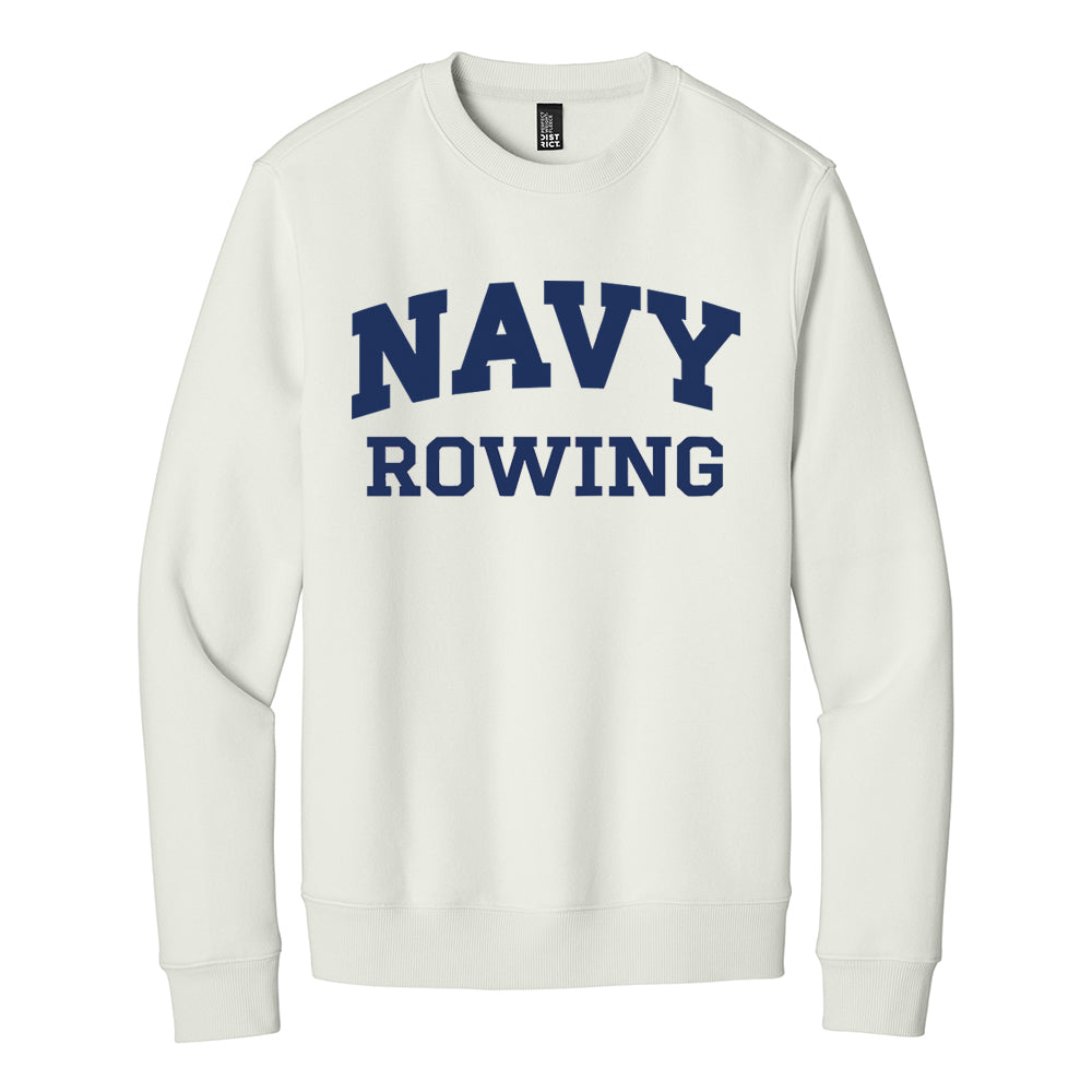 Navy Rowing District® Perfect Weight® Fleece Crew