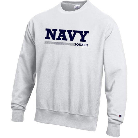 Navy Squash Champion Reverse Weave Crewneck (Unisex)