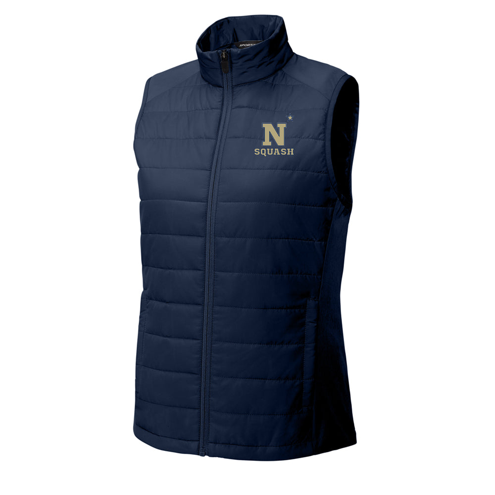 Navy Squash Womens Sport-Tek® Teknical Hybrid Vest