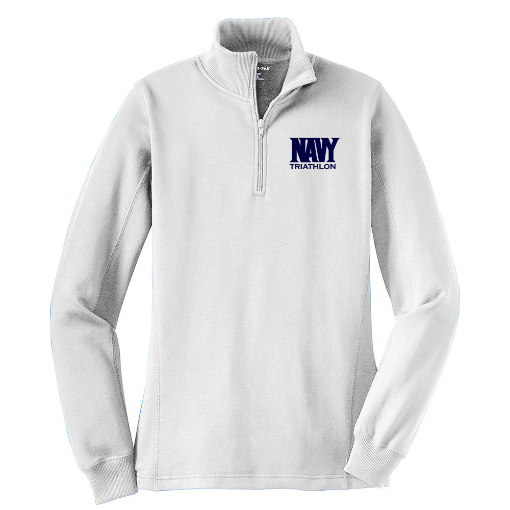 Navy Triathlon Sport-Tek® Women's 1/4-Zip Sweatshirt