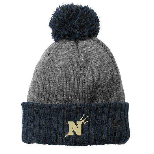 Navy Triathlon New Era® Colorblock Cuffed Beanie