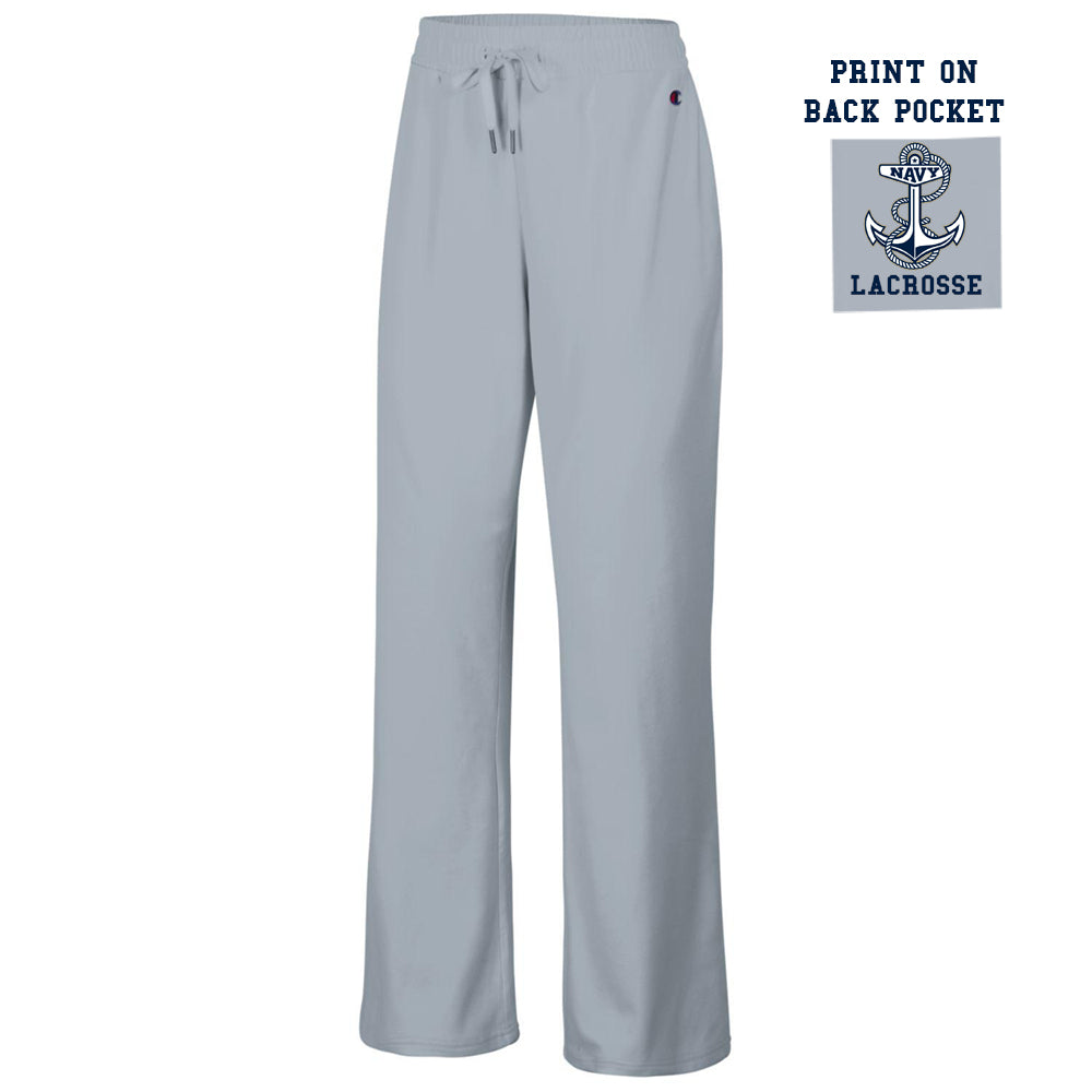 Navy Lacrosse Champion Ladies Soft Sueded Pant
