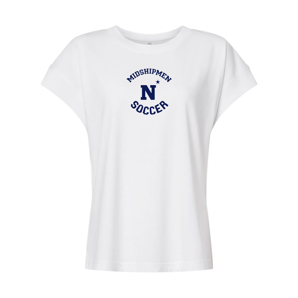 Navy Soccer Women's Vintage Wash Tee