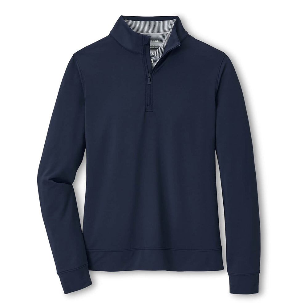 Navy Soccer Peter Millar Women's Perth Performance Quarter-Zip